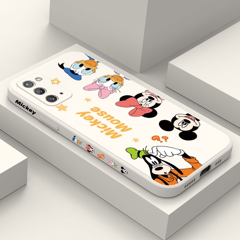 Boneca Dos Desenhos Animados Caso De Telefone Para Samsung Galaxy Note 5G 20 10 9 Ultra Plus Silicone Líquido Padrão Lateral Capa