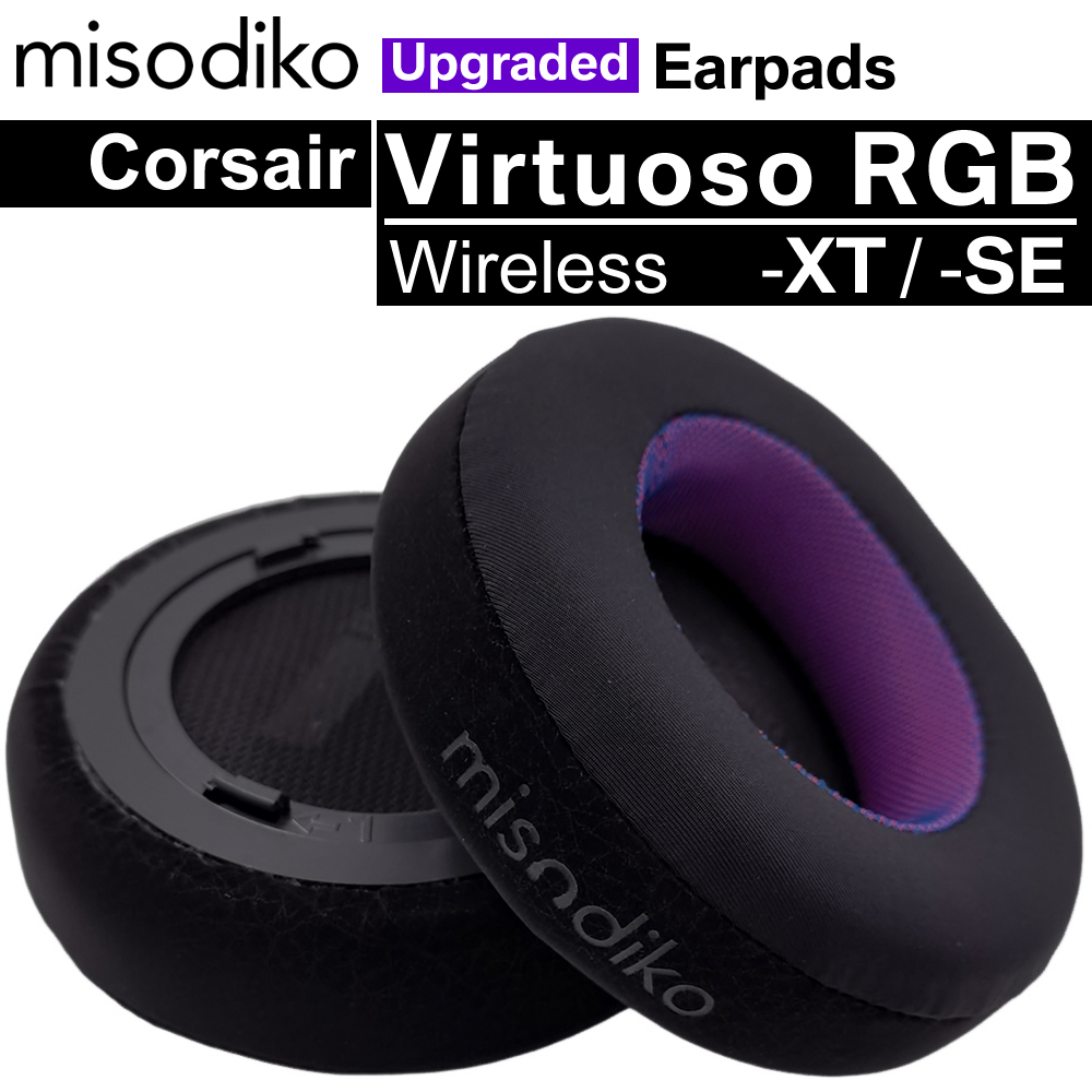misodiko Substituição De Protetores De Ouvido Atualizados Para Fone Jogos Corsair Virtuoso RGB Wireless SE/XT