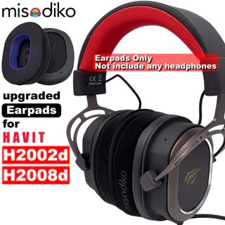Substituição De Protetores De Ouvido Atualizados misodiko Para Fones Havit H2002d/H2008d
