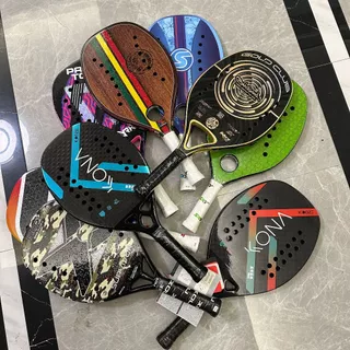 kona Beach Tennis Original 12K EVA De Fibra De Carbono sem  Bolsa De Raquete De Tênis De Praia em Oferta na Shopee