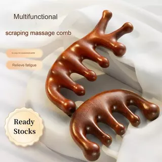 Pente de Massagem Resina para Pentear Couro Cabeludo Corpo Meridiano Circulação Sanguínea