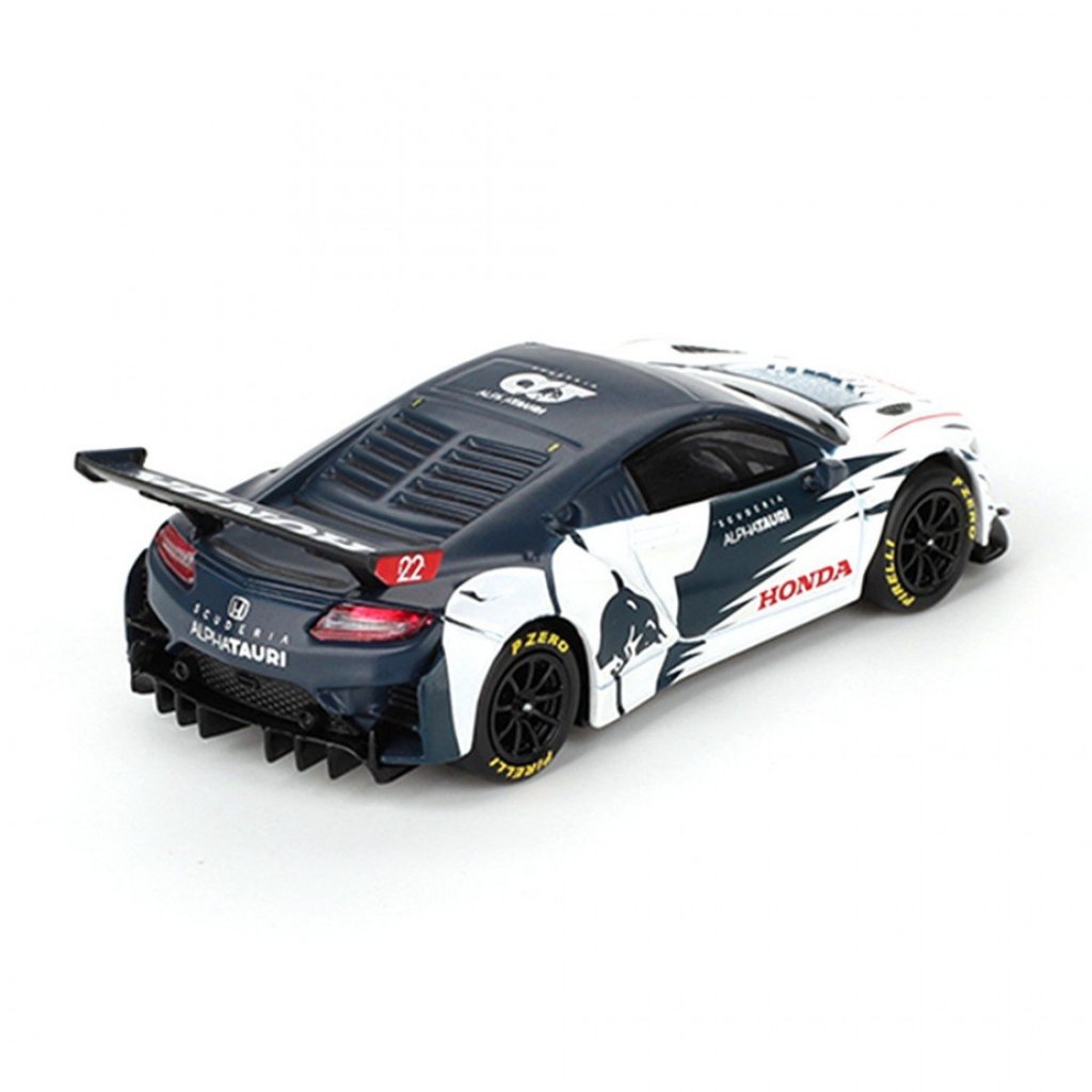 Mini GT MGT00761-L 761 1/64 Honda NSX GT3 EVO AlphaTauri Yuki Tsunoda 2023  Red Bull Fórmula Nurburgring LHD Diecast Escala Modelo Carro