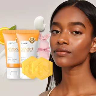 LAIKOU Vitamina C Limpeza Conjunto De Cuidados Com A Pele Profunda Nutrir Anti-Envelhecimento Mesmo Tom De em Oferta na Shopee