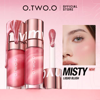 O.TWO.O Haute Dreamy Watercolor Liquid Blush Maquiagem De Bochecha Seda Natural Hidratante Alta Pigmento