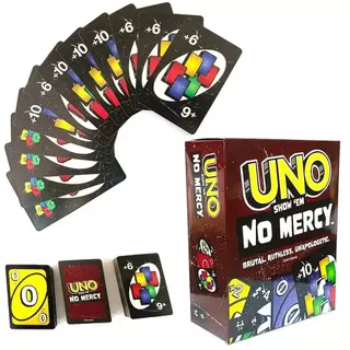 Mattel Games UNO Show em No Mercy Card Game Mattels Poker Cards