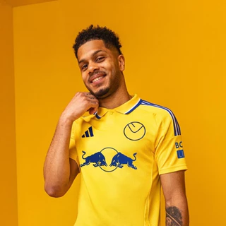 (S-4XL) Camisa De Futebol 24-25 Novo top Esportivo casual Amarelo De Manga Curta