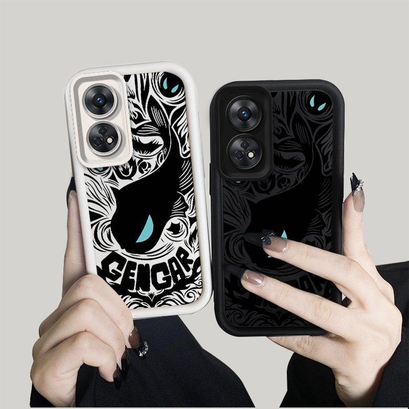 HAOYE Custodia Per Oppo Reno 10 5G - Design Gatto Carino, Vetro Temperato E TPU, Antiurto - Foto 9