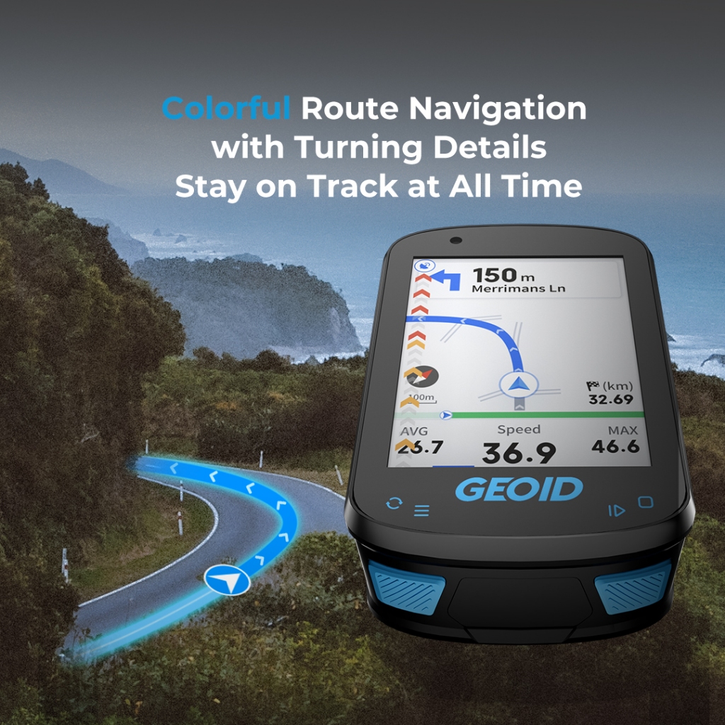 Geoid CC600 Colorful GPS Computador De Bicicleta Navegação