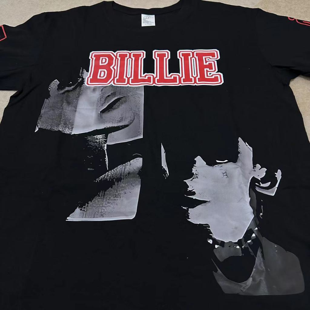Camiseta De Algodão Billie Eilish Jersey Plus Tamanho Vintage