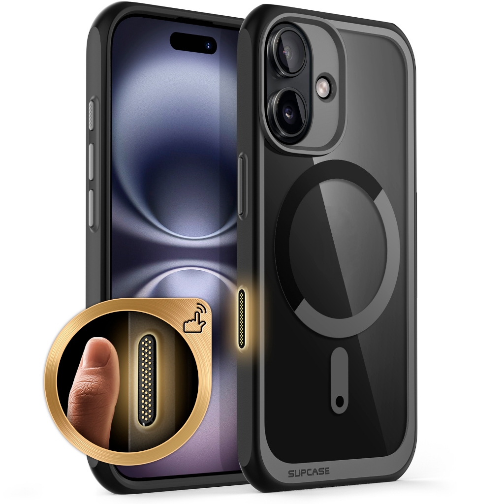 Supcase Coque Intégrale pour iPhone 17 Pro Série Unicorn Beetle Pro avec Béquille Noir - Coque