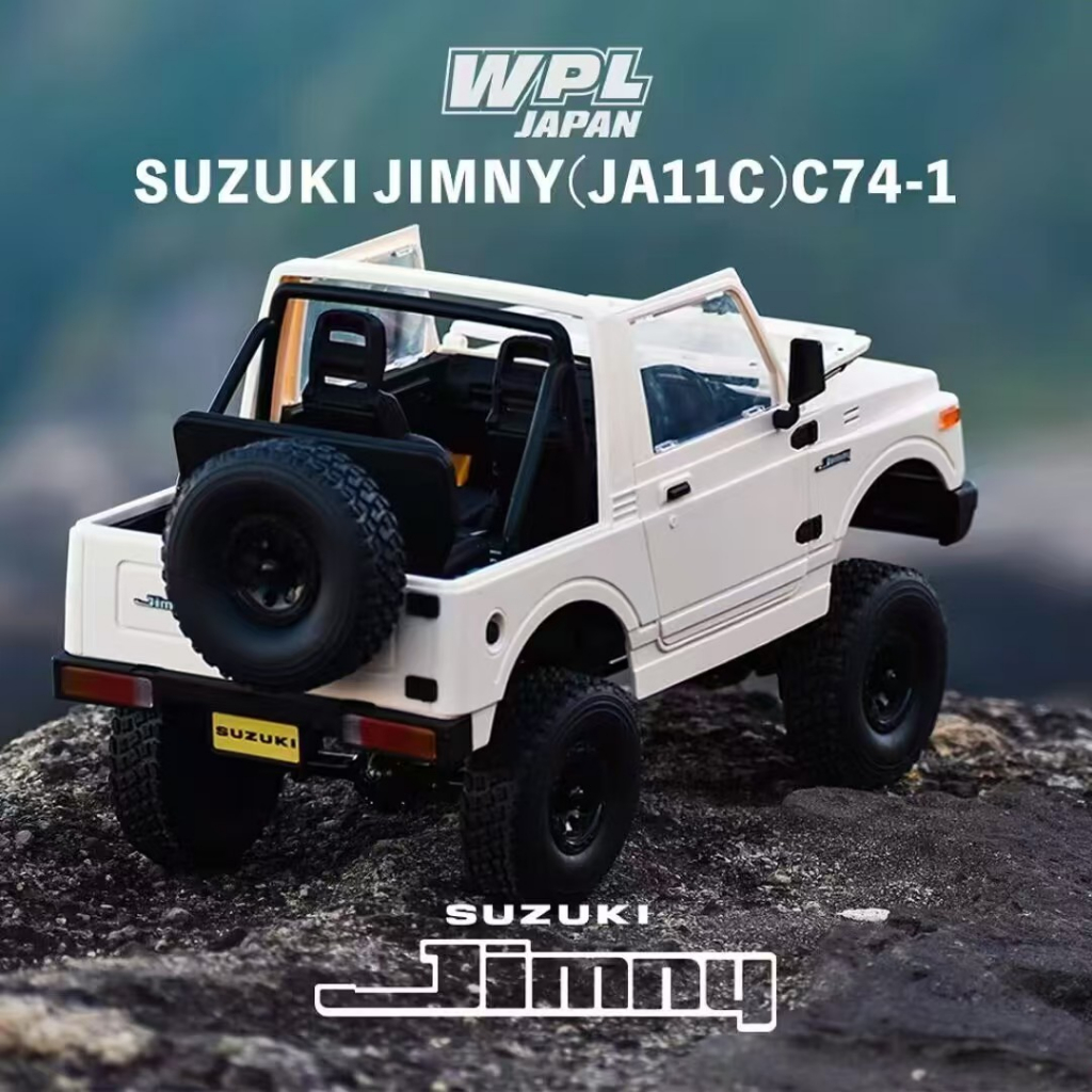 (Estoque Pronto) WPL C74-1 1/10 2.4G 4WD RTR SUZUKI JIMNY Cabriolet RC ...