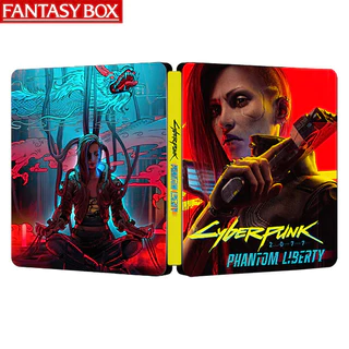 (Somente Caixa De Aço , Sem Disco De Jogo) Cyberpunk 2077 | For PS4/PS5 Steelbook | ONi Fantasy Box
