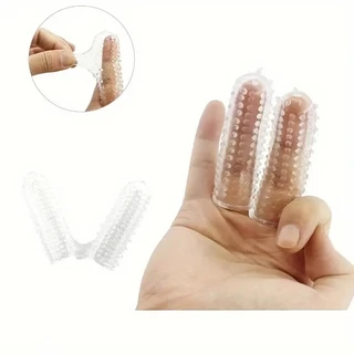 Protetor De Dedo De Látex Antiderrapante Moderno De 1 Unidade Para Uso Doméstico-Durável E Confortável