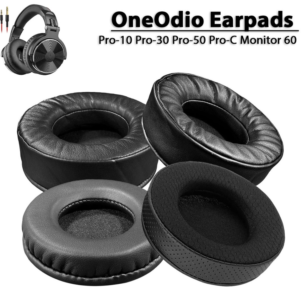 Almofadas De Substituição Redondas De 95 Mm Para Fones De Ouvido OneOdio Studio Pro-10-30-50 C Monitor 60 ,-Atualizadas , Espessadas , Ultramacias E Confortáveis .