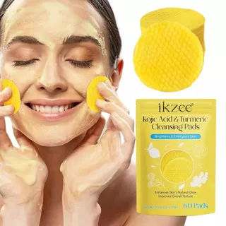 20 Almofadas De Limpeza De Cúrcuma Dos Pces , E Toalhetes Facial Para Profunda