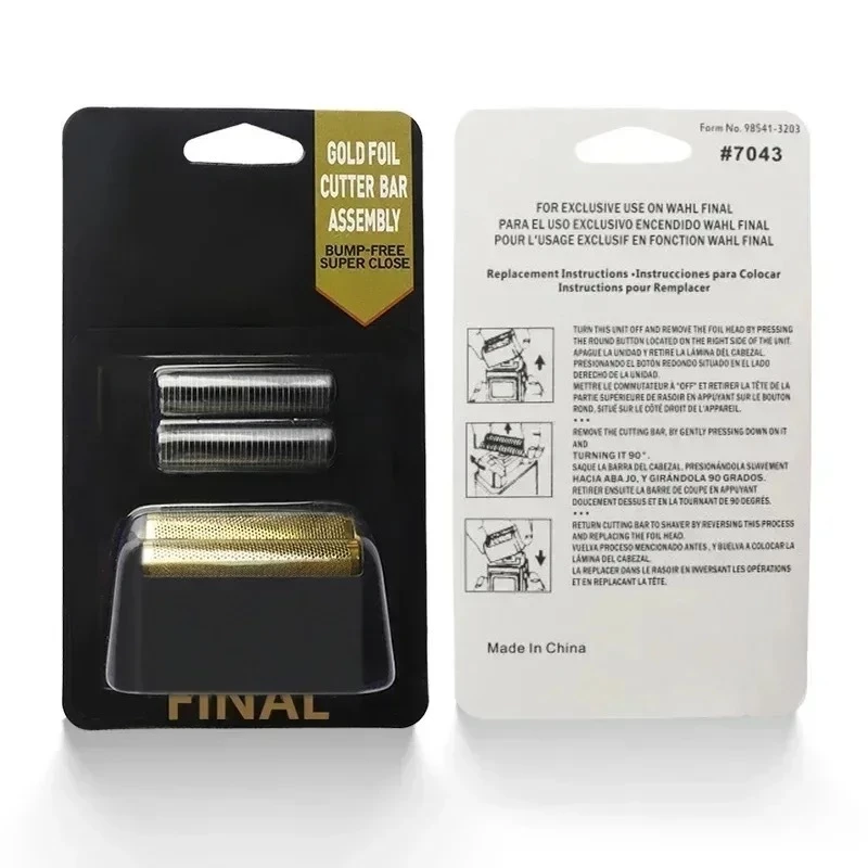 Wahl Profissional 5 Estrelas Serviço Final Barbeador Substituição Folha E Lâmina Cortador Cabeça Malha Para 8164 Barbeiro Acessórios