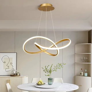 3 Cores Em 1 Lâmpada Led Moderno Simples Lustre Criativo Sala De Estar Luz