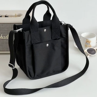 Bolsa De Lona crossbody Versão Coreana , Sacola Tridimensional , Estilo Vários Bolsos Estudante De Grande Capacidade