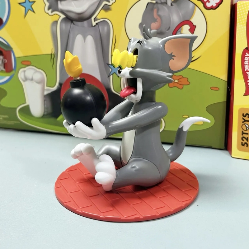 Original 52 Brinquedos Tom E Jerry Anime Pobre Série Figura De Ação ...