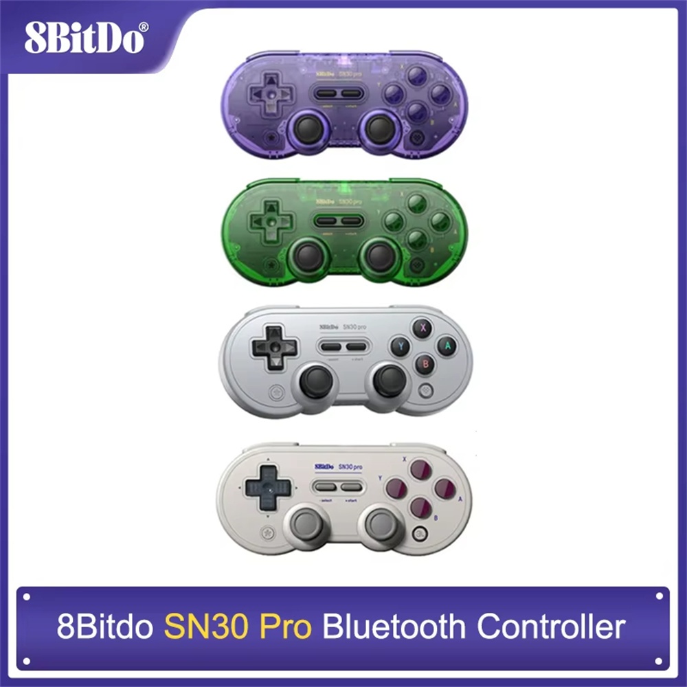 8Bitdo SN30 Pro Gamepad Para Nintend Switch MacOS Android Controlador Sem Fio Bluetooth Joystick NS