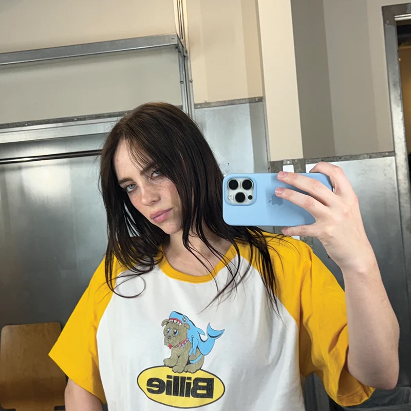 Billie Eilish HIT ME HARD and SOFT WORLD TOUR Merch Camiseta De