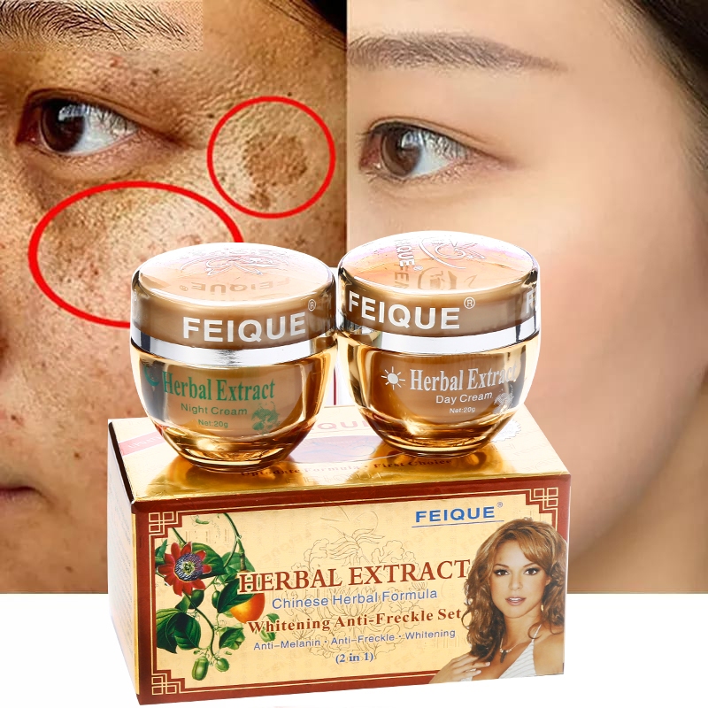 ((Pacote De 2) FEIQUE Creme clareador para remoção de sardas com ...