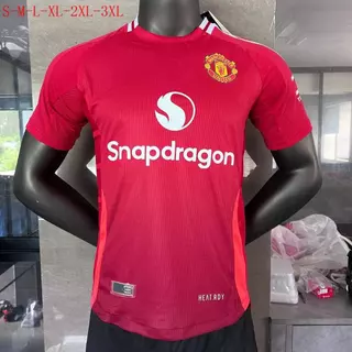 Camisa esportiva de futebol da edição Home Player do Manchester United 24-25