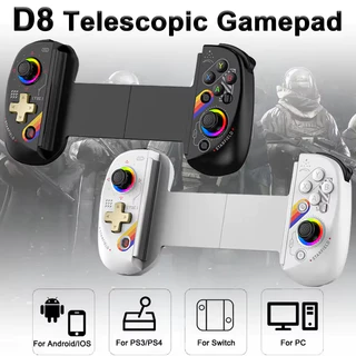 Cabo Controlador De Mesa Sem Fio BSP D8 RGB Para Interruptor De Jogos Bluetooth Joystick De Alongamento P3 P4