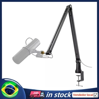 [BR Em Estoque] Suporte Articulado Para Microfone Azul , Hyperx Quadcast , AKG , C1
