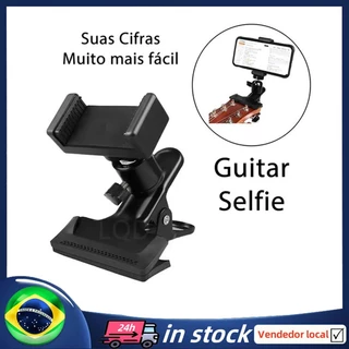 [BR Em Estoque] Suporte Para Celular Guitarra Baixo Ukulele Selfie