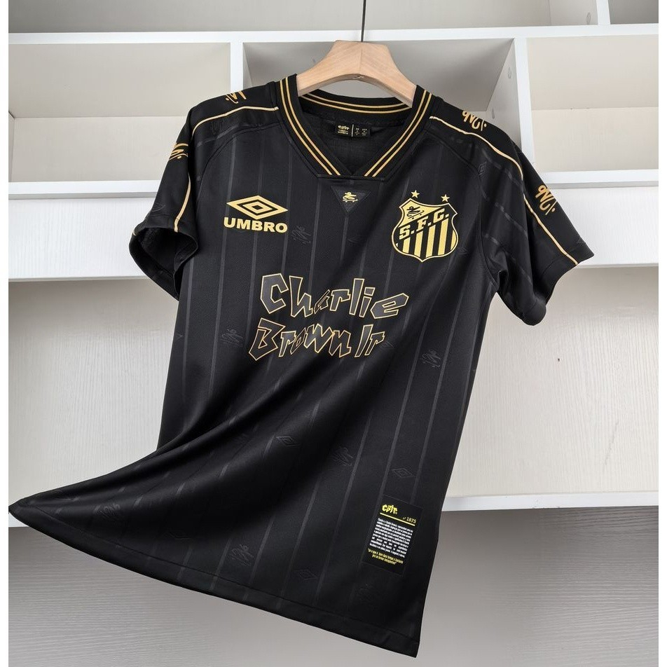 Camisa De Futebol STS Preta 24-25