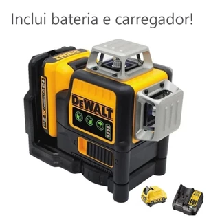 DeWalt DW089LG Nível De Laser Verde Autonivelante De 12 Linhas (Bateria + Carregador Incluído)