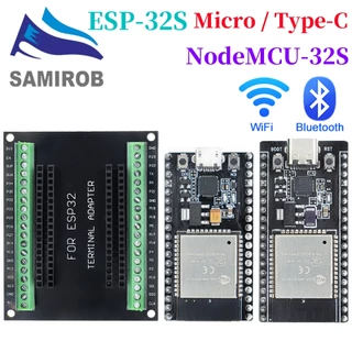 Placa De Desenvolvimento ESP32 ESP-32S NodeMCU MICRO/TYPE-C Módulo Sem Fio WiFi + Bluetooth WROOM-32 Expansão IOT