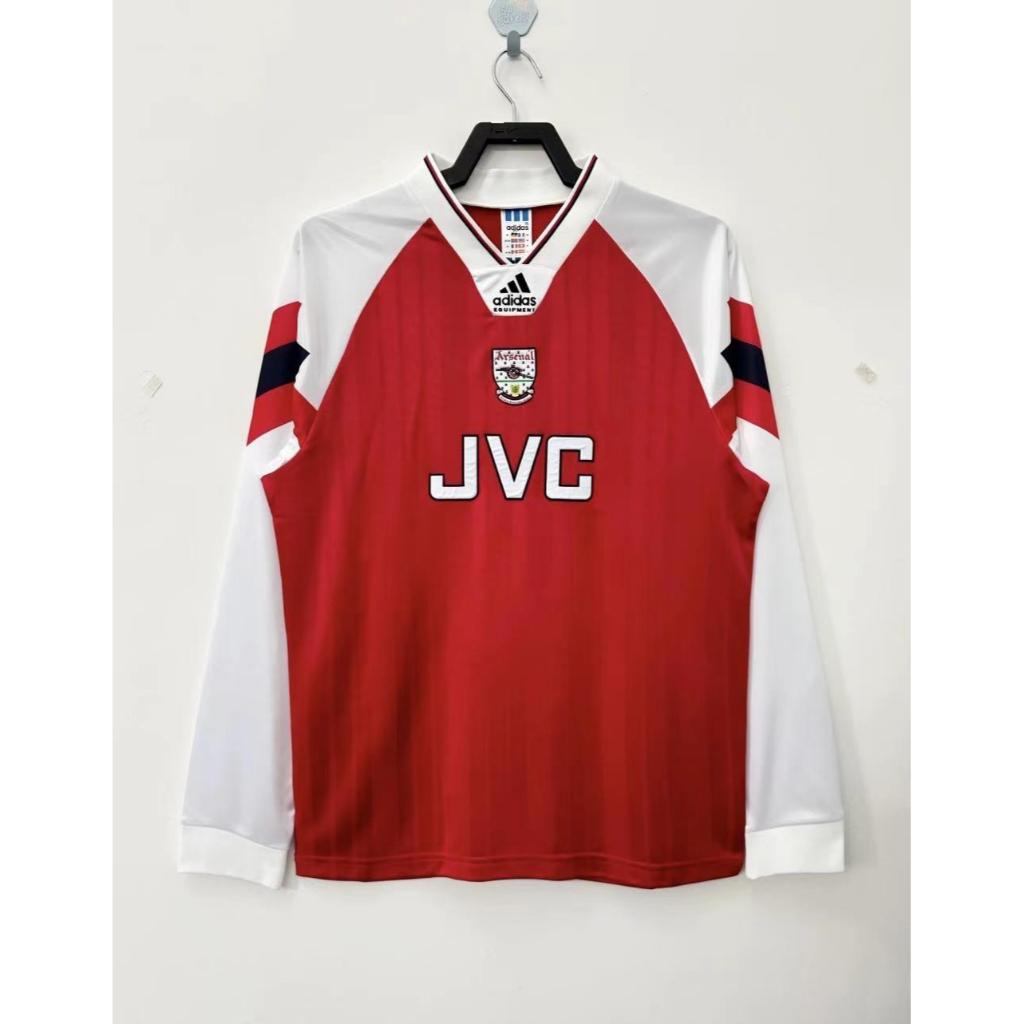 Camisa retrô Arsenal Fan 1992-1994 manga comprida