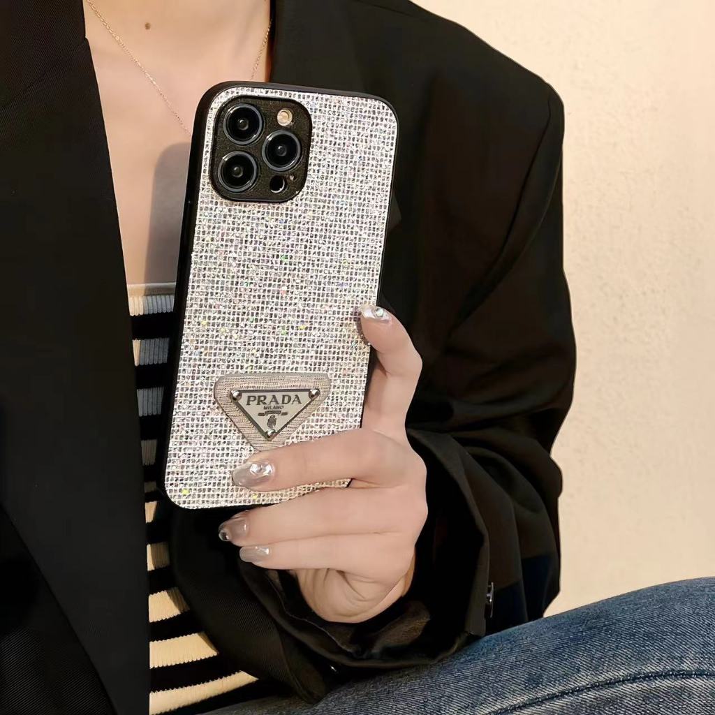 dior 3D capa de celuar de Anti-Impacto com Glitter Diamante Bling