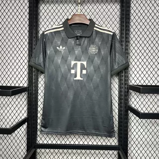 Camisa esportiva de futebol cinza escuro edição especial 24/25 8IHO