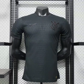 Camiseta Preta Clda 24/25 | Esportiva Masculina Futebol Away S20O