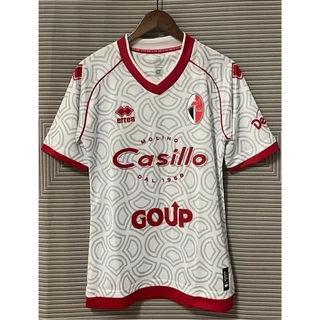 2024-25 Futebol Sportswear Bari Flower Camisa Branca Kit De Equipe Camiseta Masculina De Manga Curta