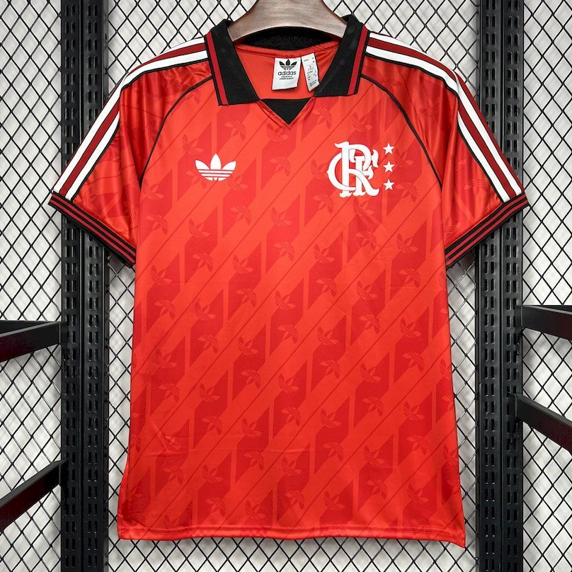Camiseta Vintage Vermelha Clda 24/25 | Futebol Esportivo Masculino