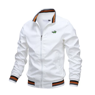 Crocodile jacket fashionable summer casual contrasting color top