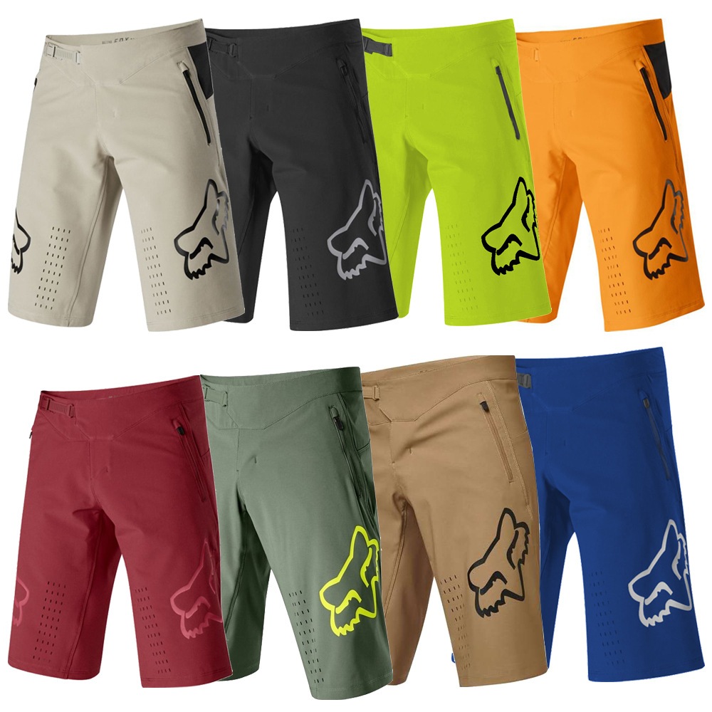 FOX Shorts Pretos Motocross Mountain Bike De Verão Dirt Calças De