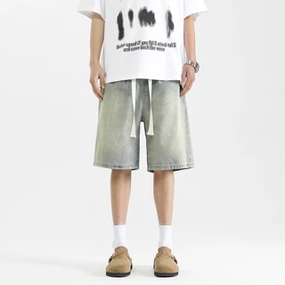 Moda Casual De Alta Qualidade OEM Personalizado Jorts Baggy Street Designer Jeans