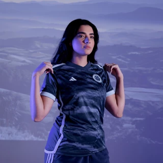 Moletom azul feminino 24/25 C-O ｜estilo feminino