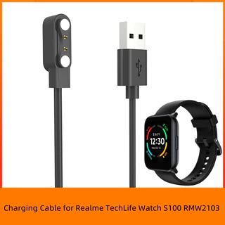 Cabo De Carregamento USB Carregador De Smartwatch Relógio Inteligente Para Realme TechLife Watch S100