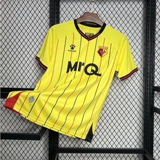 2024/25 Futebol Roupas Esportivas Watford Football Club home jersey team kit Camiseta Masculina De Manga Curta