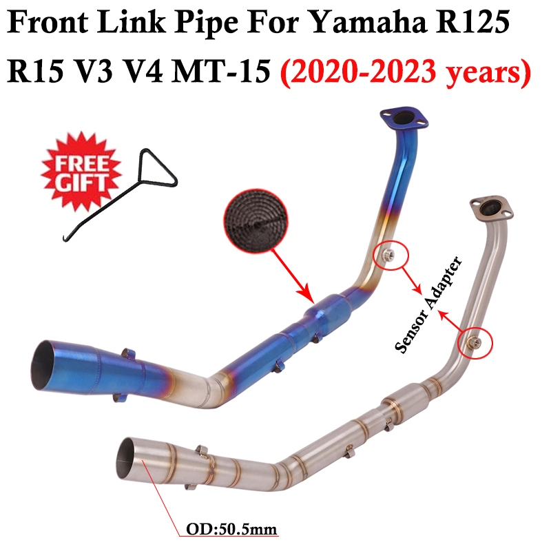 Tubo De Escape Da Motocicleta Deslizamento Para Yamaha YZF R15 R125 V3 ...