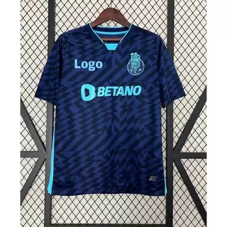 2425 Novo Estilo Portu Away Two Guest Fan Jersey Manga Curta Esportes Futebol Treinamento Top