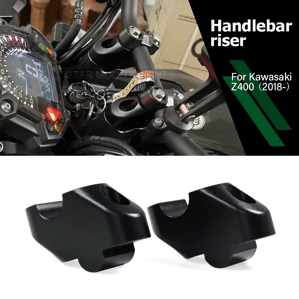 Garde Boue Avant Noir Brillant Avdb-moto Pour Kawasaki Z400 Ninja 400 - Compatible 2018-2021