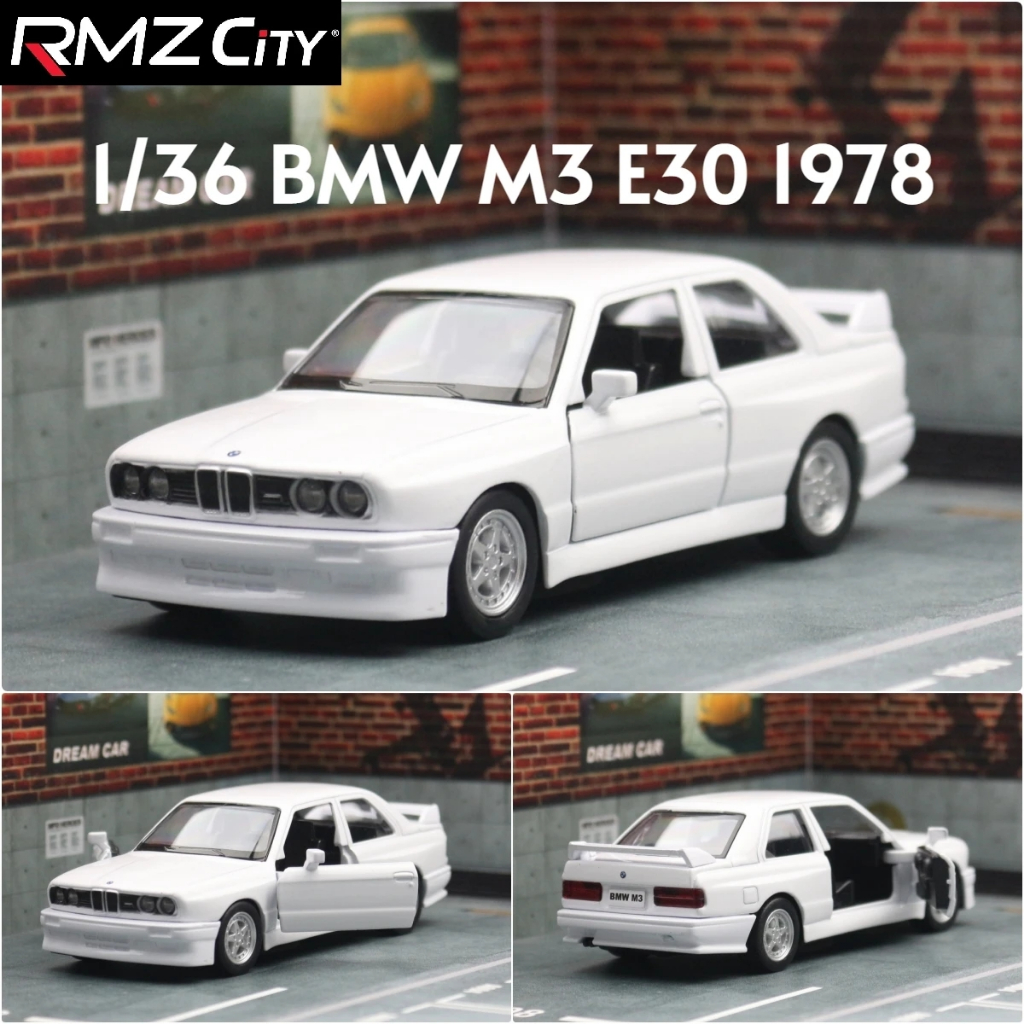 【​限​定​販​売​】 M3 BMW 1/36 CITY RMZ E30 Fundidos Carros De Modelos 1987 ミニカー