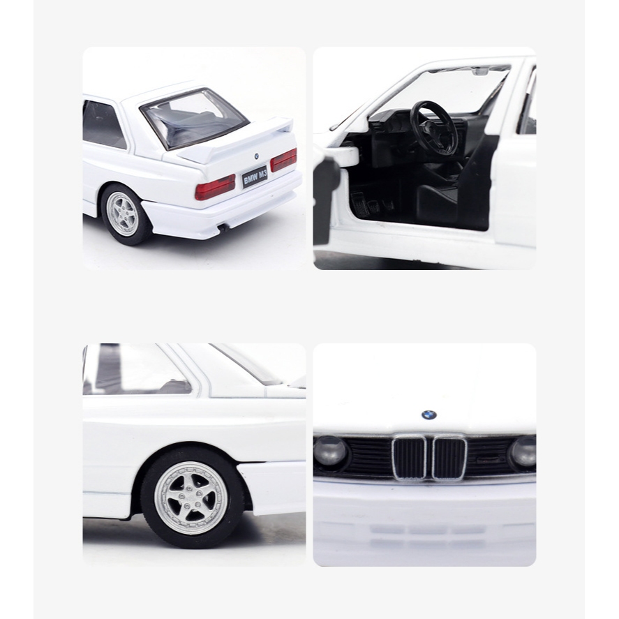RMZ CITY 1/36 BMW M3 E30 1987 Modelos De Carros Fundidos